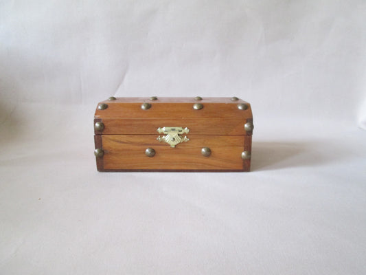 Wooden Jewel Treasure Chest