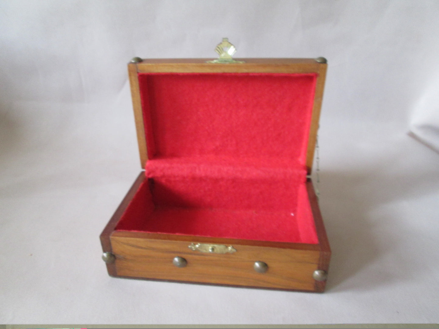 Wooden Jewel Treasure Chest