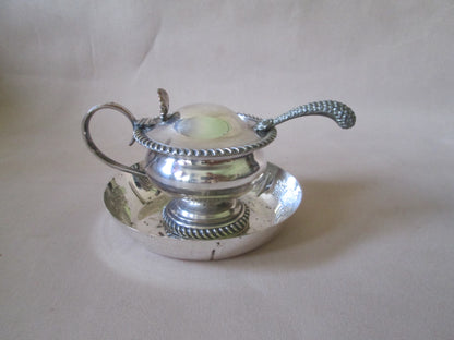 EPNS Sugar Bowl and EPNS Small Dish 11.5cm