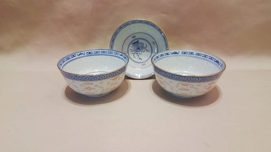 Set of 3 Chinese Bowls 250ml