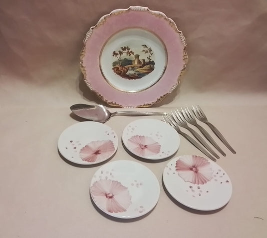 10pc Vintage Cake Serving Set
