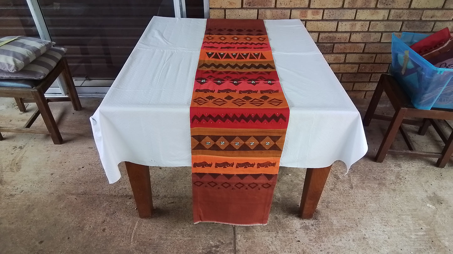 HandPainted 100% Cotton Table Runners 2m (Ethnic Art)