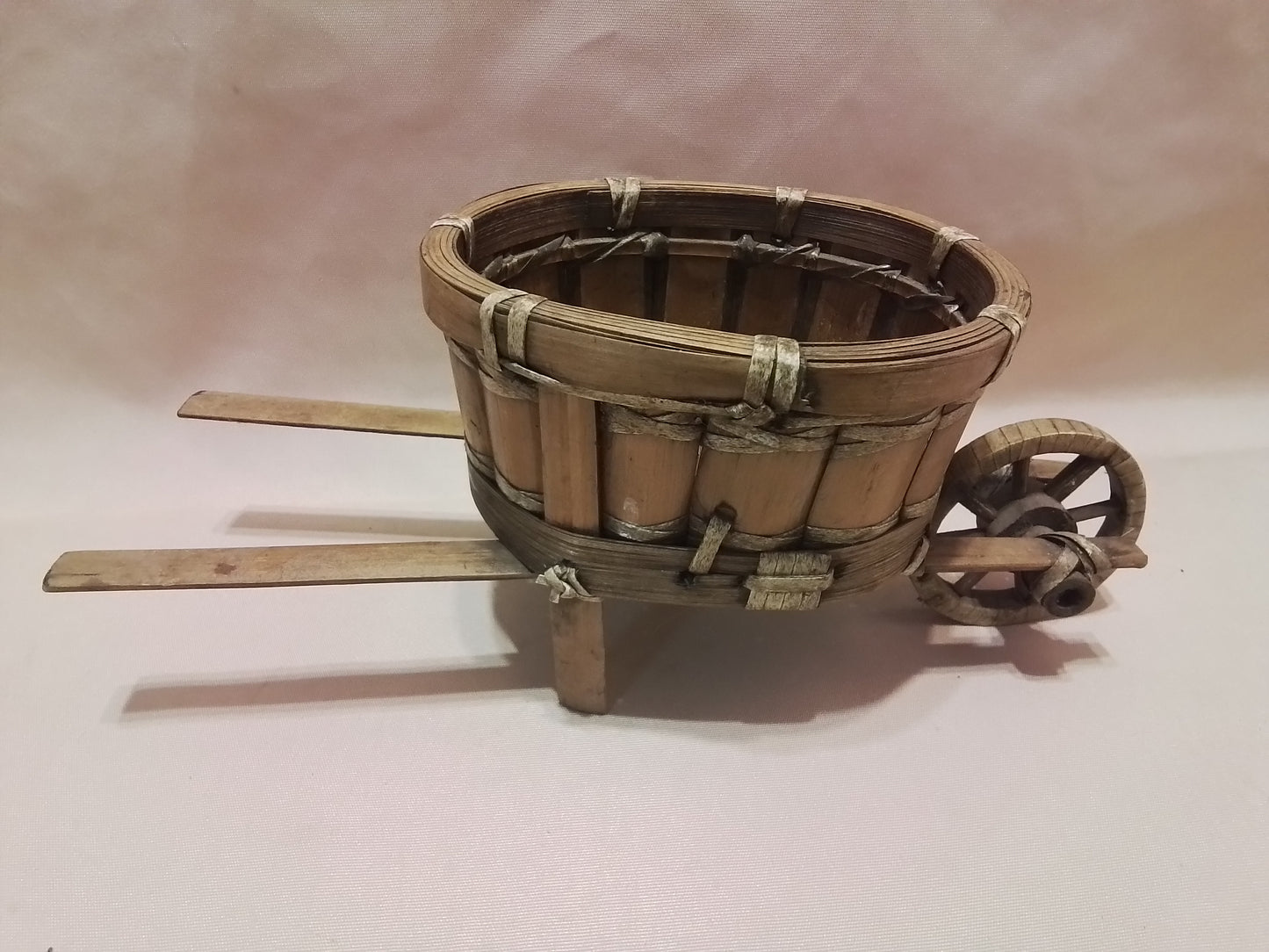 Wooden Decor Wheelbarrow