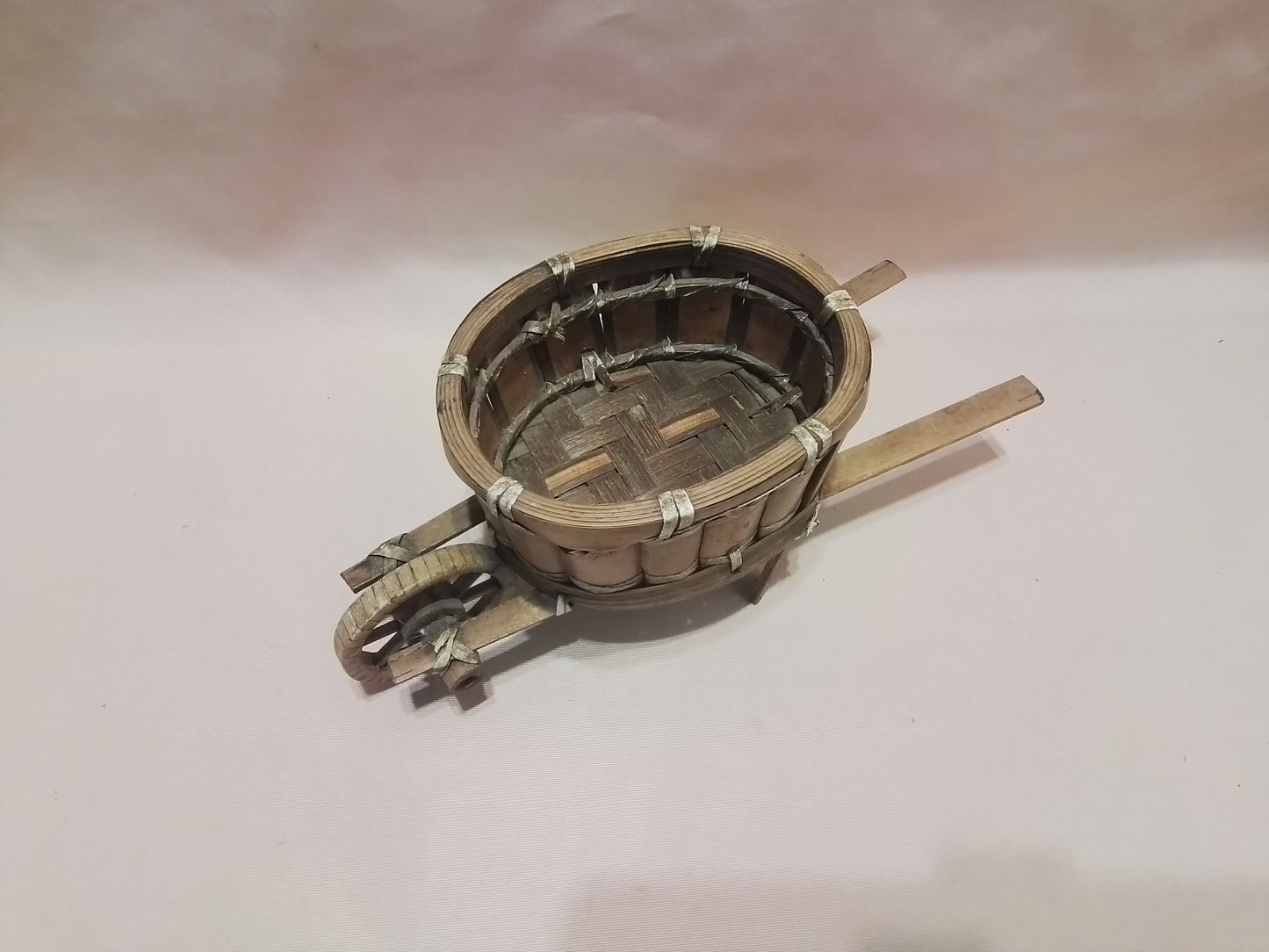 Wooden Decor Wheelbarrow