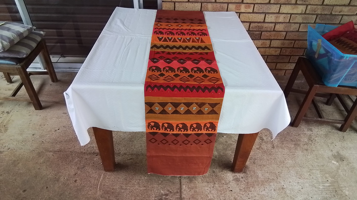 HandPainted 100% Cotton Table Runners 2m (Ethnic Art)