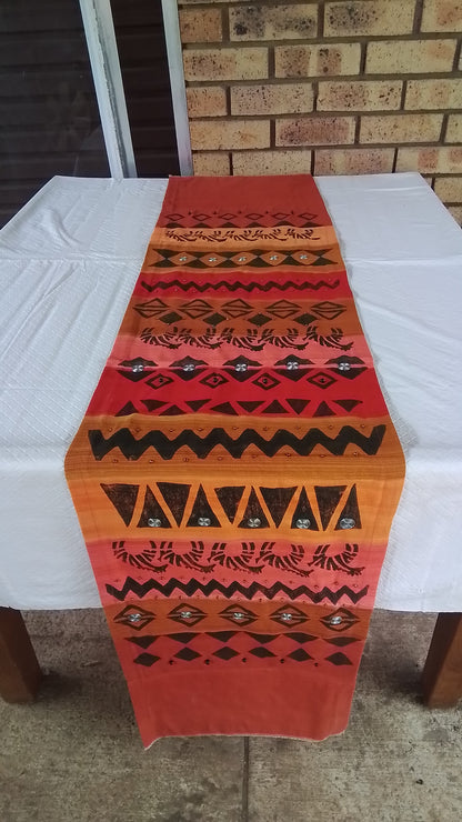 HandPainted 100% Cotton Table Runners 2m (Ethnic Art)