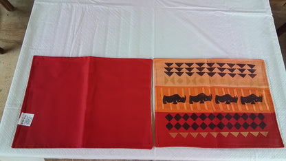 HandPainted 100% Cotton PlaceMats(Ethnic Art)