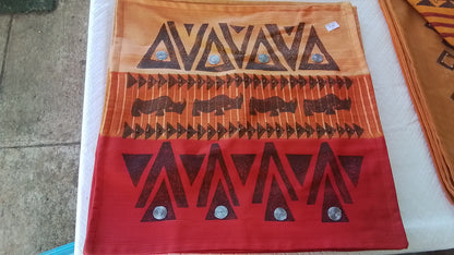 HandPainted 100% Cotton Scatter Cushion Covers(Ethnic Art)